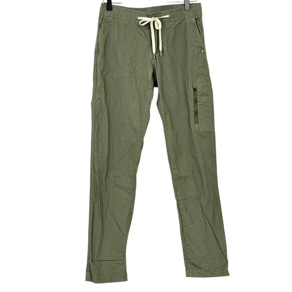 Vuori Women's Ripstop Pants Army Green Size XS Organic Cotton Drawstring Pockets - Picture 10 of 10